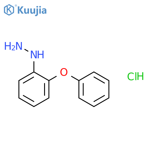 (2-Phenoxy-phenyl)-hydrazine Hydrochloride structure