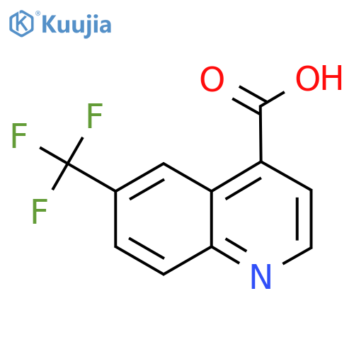 6-(Trifluoromethyl)quinoline-4-carboxylic acid structure