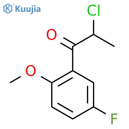 2-Chloro-5'-fluoro-2'-methoxypropiophenone structure