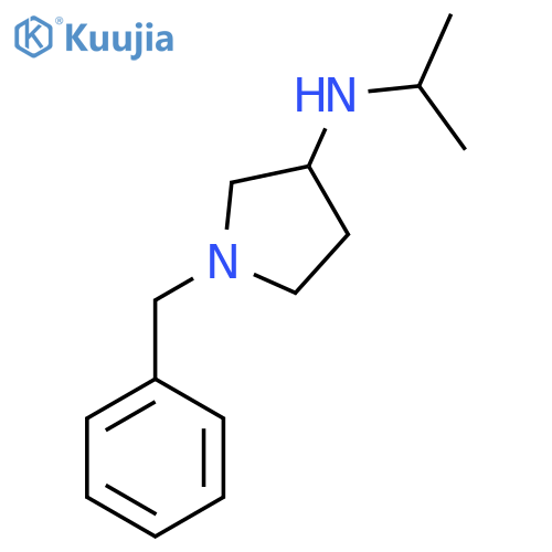 1-benzyl-N-(propan-2-yl)pyrrolidin-3-amine structure