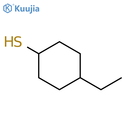 4-ethylcyclohexane-1-thiol structure