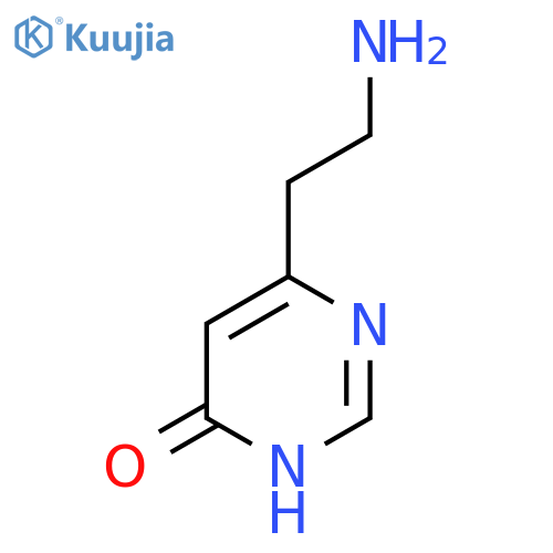 6-(2-Aminoethyl)pyrimidin-4-ol structure