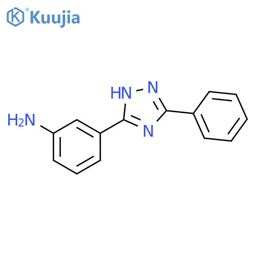 3-(5-phenyl-1H-1,2,4-triazol-3-yl)aniline structure