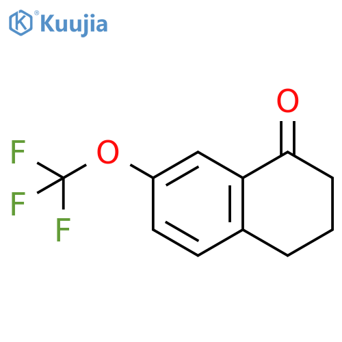 7-Trifluoromethoxy-3,4-dihydro-2H-naphthalen-1-one
1-(2-Hydroxy-4-trifluoromethoxy-phenyl)-ethanone structure