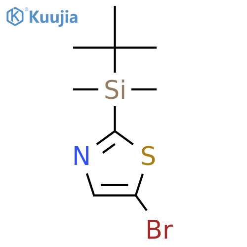 5-Bromo-2-(tert-butyldimethylsilyl)thiazole structure