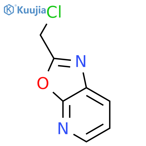 2-(chloromethyl)-[1,3]oxazolo[5,4-b]pyridine structure