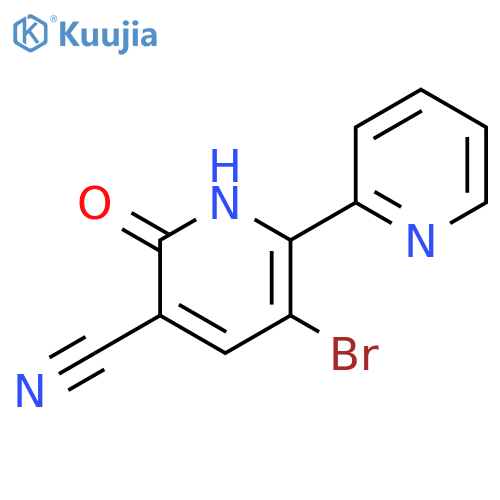 5-Bromo-2-oxo-6-(2-pyridinyl)-1,2-dihydro-3-pyridinecarbonitrile structure