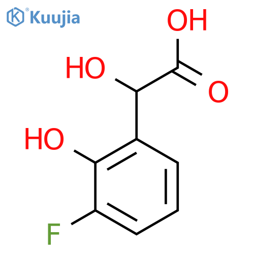 2-(3-fluoro-2-hydroxyphenyl)-2-hydroxyacetic acid structure