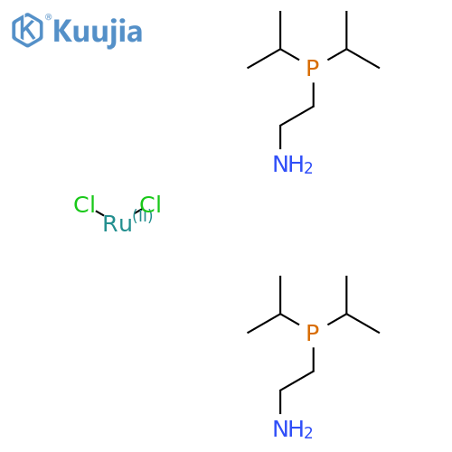 Dichlorobis[2-(DI-I-propylphosphino)ethylamine]ruthenium(II) structure