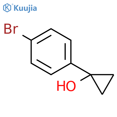 1-(4-bromophenyl)cyclopropan-1-ol structure