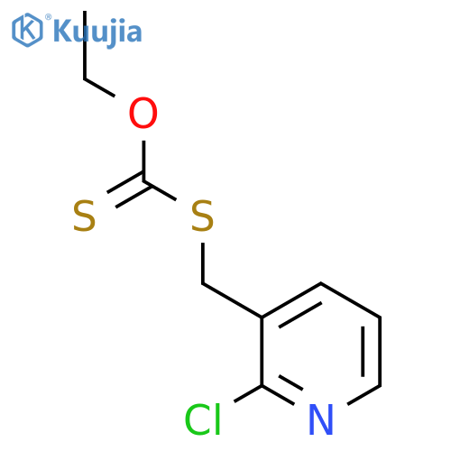 S-((2-Chloropyridin-3-yl)methyl) O-ethyl carbonodithioate structure