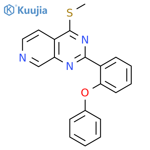 4-(Methylthio)-2-(2-phenoxyphenyl)pyrido3,4-dpyrimidine structure