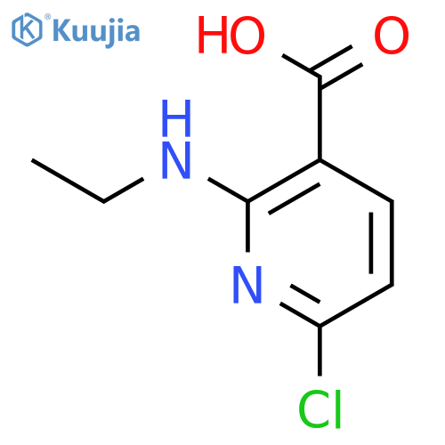 6-\u200bChloro-\u200b2-\u200bethylaminonicotinic Acid structure