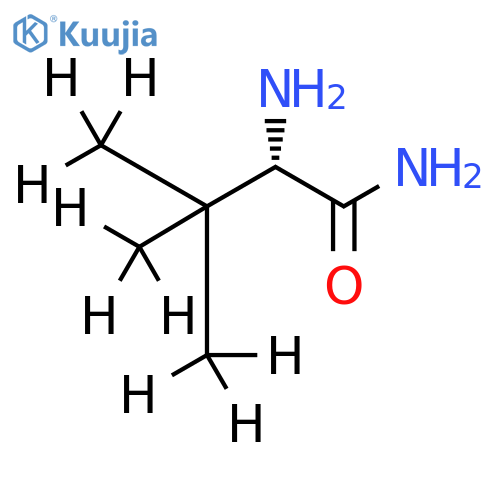 (2S)-2-Amino-3,3-di(methyl-d3)butanamide-4,4,4-d3 structure
