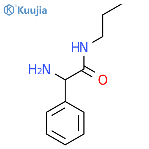 2-Amino-2-phenyl-N-propylacetamide structure
