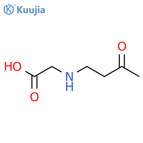 2-(3-Oxobutylamino)acetic acid structure