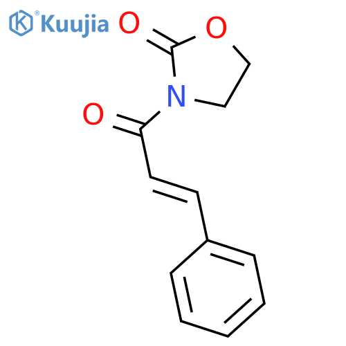 2-Oxazolidinone, 3-[(2E)-1-oxo-3-phenyl-2-propenyl]- structure