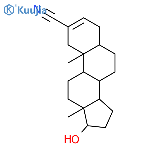 5a-Androst-2-ene-2-carbonitrile, 17b-hydroxy- (7CI,8CI) structure