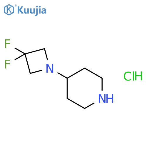 4-(3,3-difluoroazetidin-1-yl)piperidine structure
