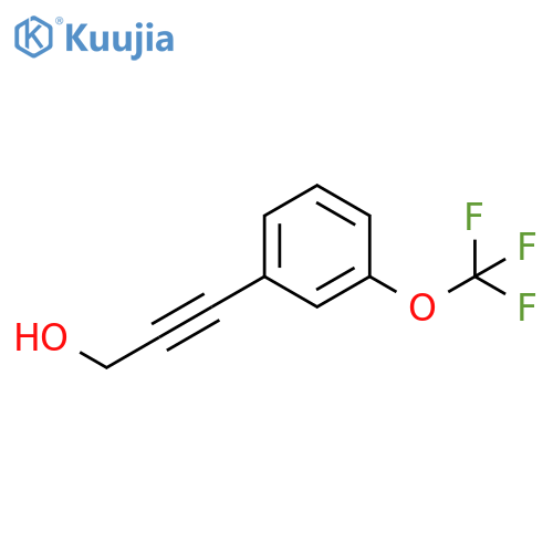 3-3-(trifluoromethoxy)phenylprop-2-yn-1-ol structure