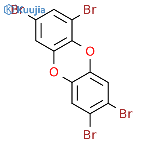 1,3,7,8-Tetrabromodibenzo-p-dioxin structure