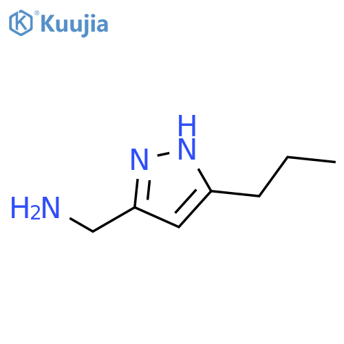 3-(Aminomethyl)-5-propylpyrazole structure