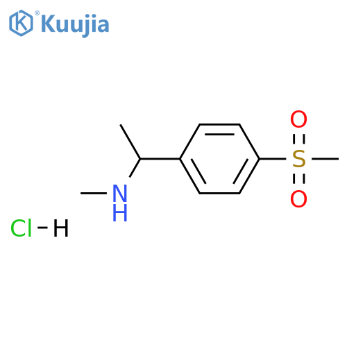 1-(4-Methanesulfonylphenyl)ethyl(methyl)amine Hydrochloride structure