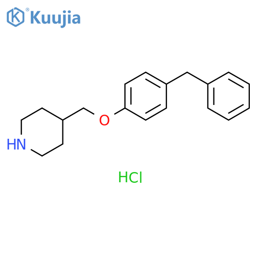 4-(4-Benzylphenoxy)methylpiperidine Hydrochloride structure