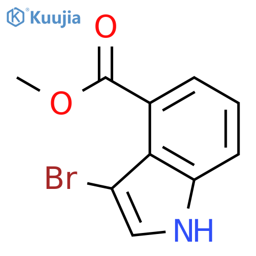 methyl 3-bromo-1H-indole-4-carboxylate structure