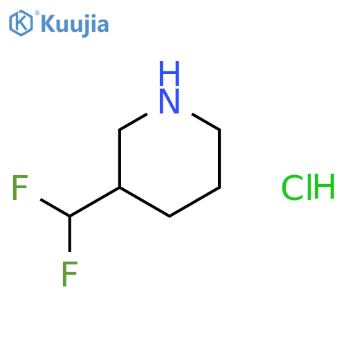 3-(difluoromethyl)piperidine structure
