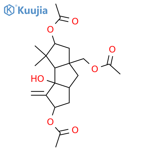 9(12)-Capnellene-2,8,10,13-tetrol; (2α,8β,10α)-form, 2,8,13-Tri-Ac structure