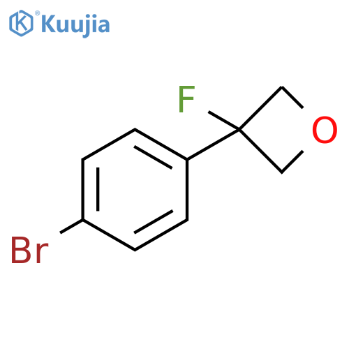 Oxetane, 3-(4-bromophenyl)-3-fluoro- structure