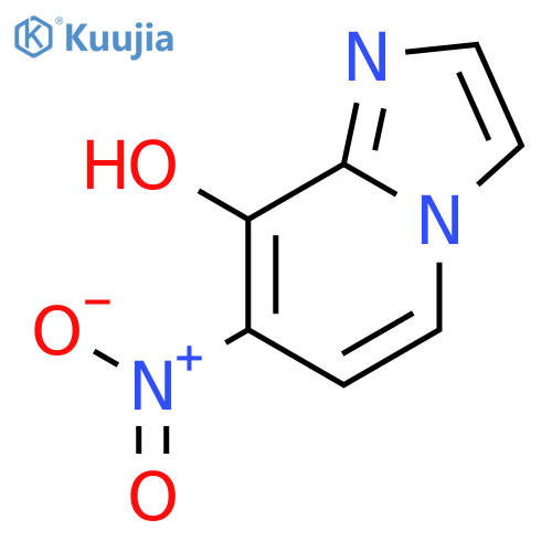 7-nitroimidazo1,2-apyridin-8-ol structure