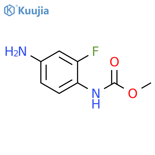methyl N-(4-amino-2-fluorophenyl)carbamate structure