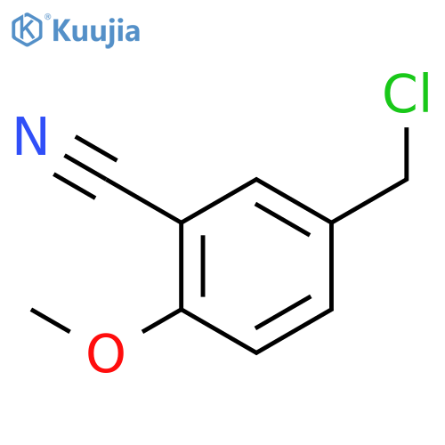 5-(Chloromethyl)-2-methoxybenzonitrile structure