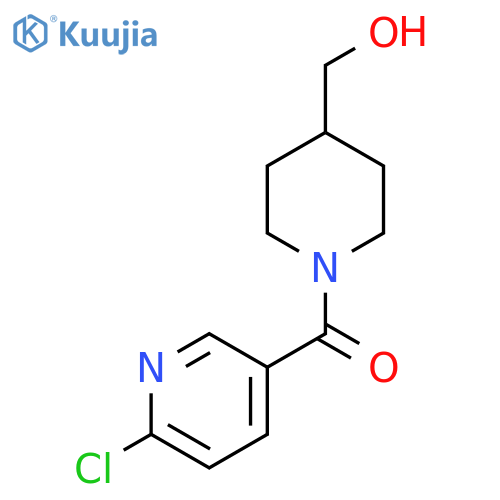 [1-(6-Chloropyridine-3-carbonyl)piperidin-4-yl]methanol structure