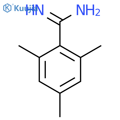 2,4,6-trimethylbenzene-1-carboximidamide structure