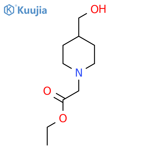 Ethyl 2-4-(Hydroxymethyl)piperidin-1-ylacetate structure