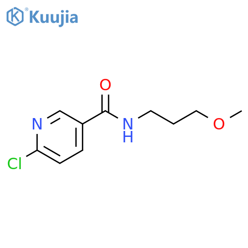 6-Chloro-N-(3-methoxypropyl)nicotinamide structure