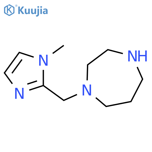 1-[(1-methyl-1H-imidazol-2-yl)methyl]-1,4-diazepane structure