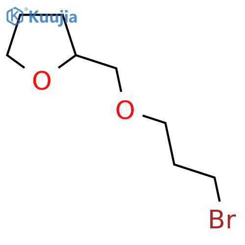 2-[(3-Bromopropoxy)methyl]oxolane structure