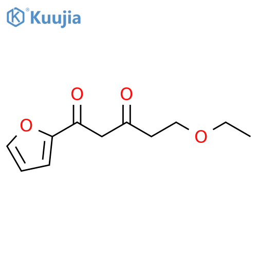 5-ethoxy-1-(furan-2-yl)pentane-1,3-dione structure