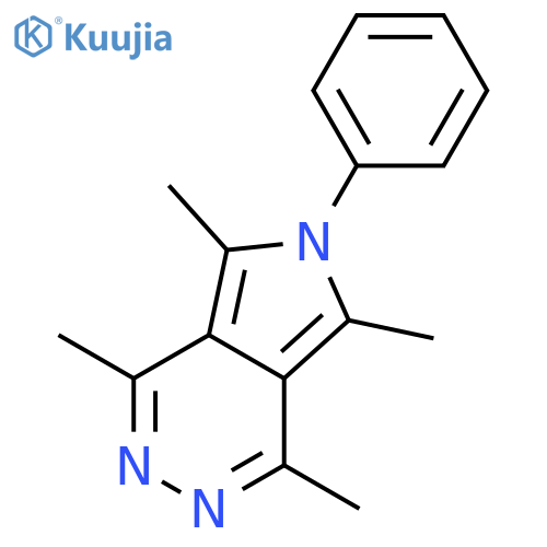 6H-Pyrrolo[3,4-d]pyridazine, 1,4,5,7-tetramethyl-6-phenyl- structure