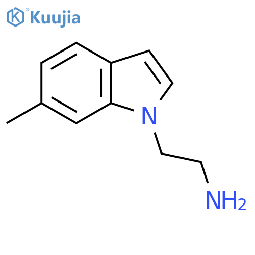 2-(6-Methyl-1H-indol-1-yl)ethan-1-amine structure