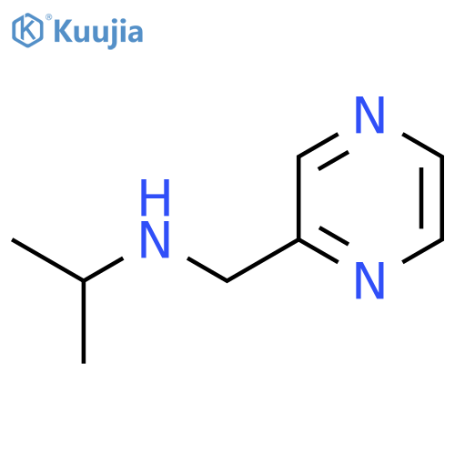 Isopropyl-pyrazin-2-ylmethyl-amine structure
