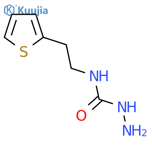 3-Amino-1-2-(thiophen-2-yl)ethylurea structure
