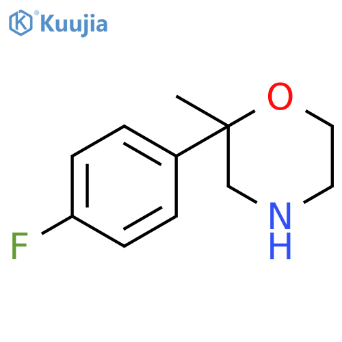2-(4-FLUOROPHENYL)-2-METHYLMORPHOLINE structure