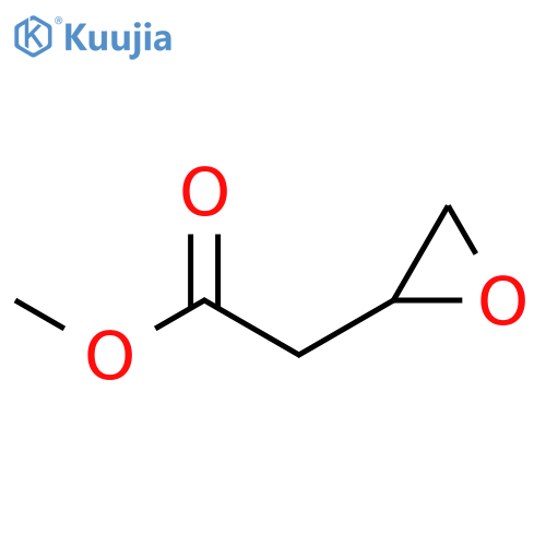 Oxiraneacetic acid, methyl ester, (R)- structure