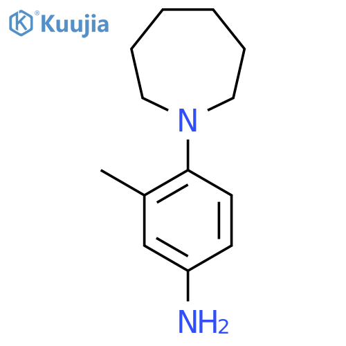 4-(1-Azepanyl)-3-methylaniline structure