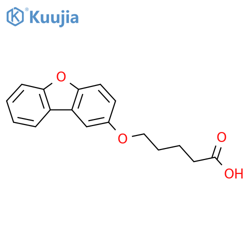 5-{8-Oxatricyclo7.4.0.0,2,7trideca-1(9),2(7),3,5,10,12-hexaen-4-yloxy}pentanoic Acid structure